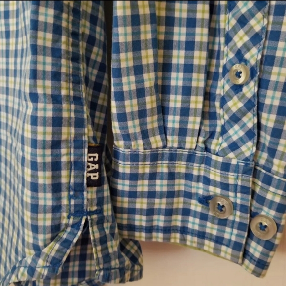 Gap Striped Button Down Shirt Sz 8 - Picture 4 of 11